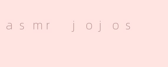 asmr jojos